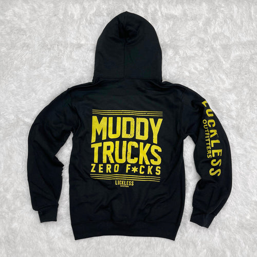 Muddy Trucks Zero F*cks Hoodie