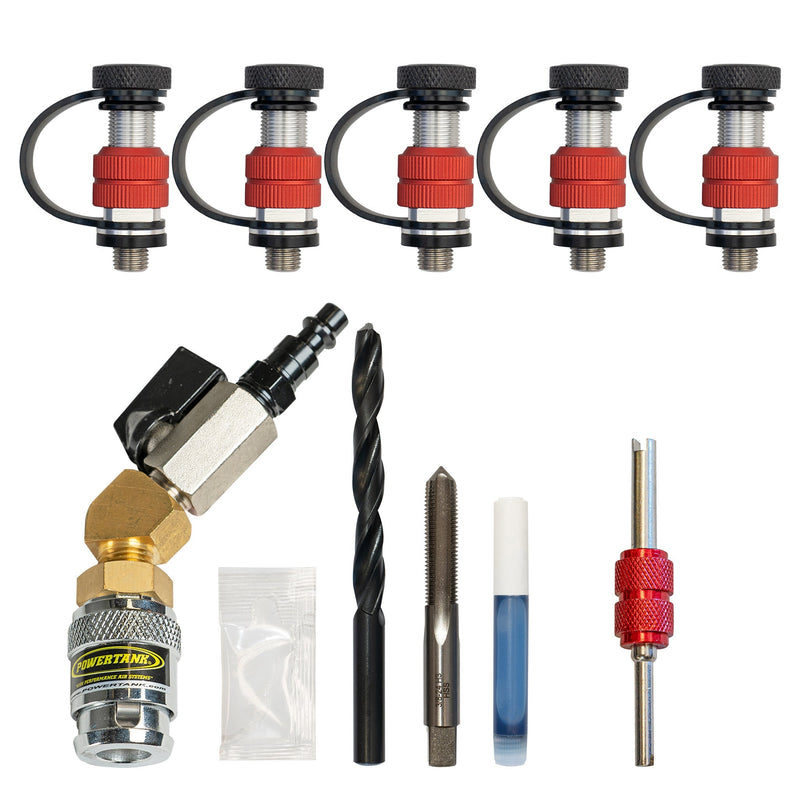 Load image into Gallery viewer, Monster Valve™ Tap3 (3/8-24) 5 pack with Install tools
