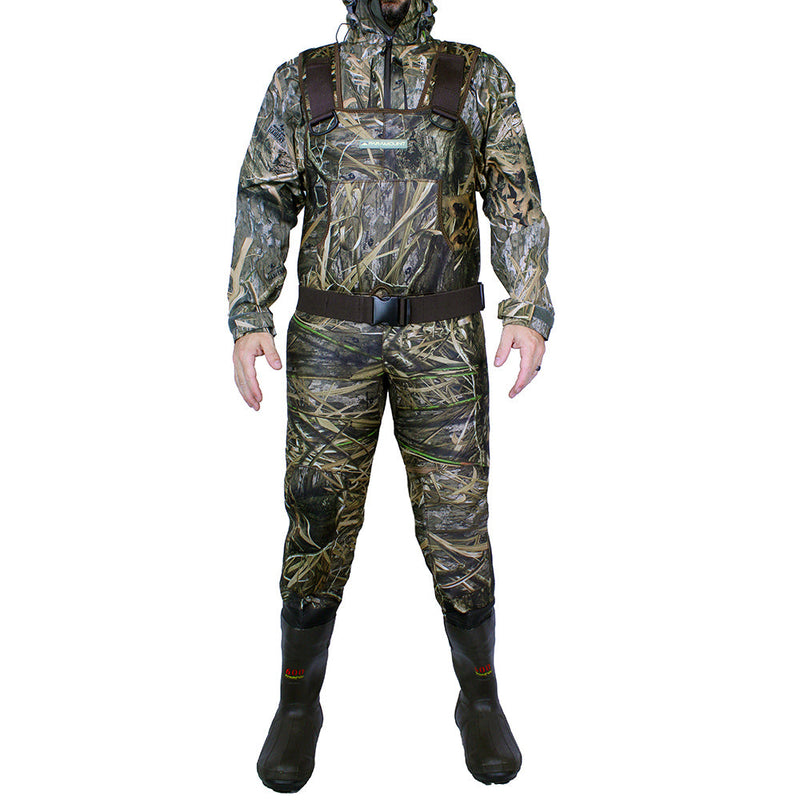 Load image into Gallery viewer, BAYOU 3.5mm Neoprene Camo Chest Wader 600g Boots

