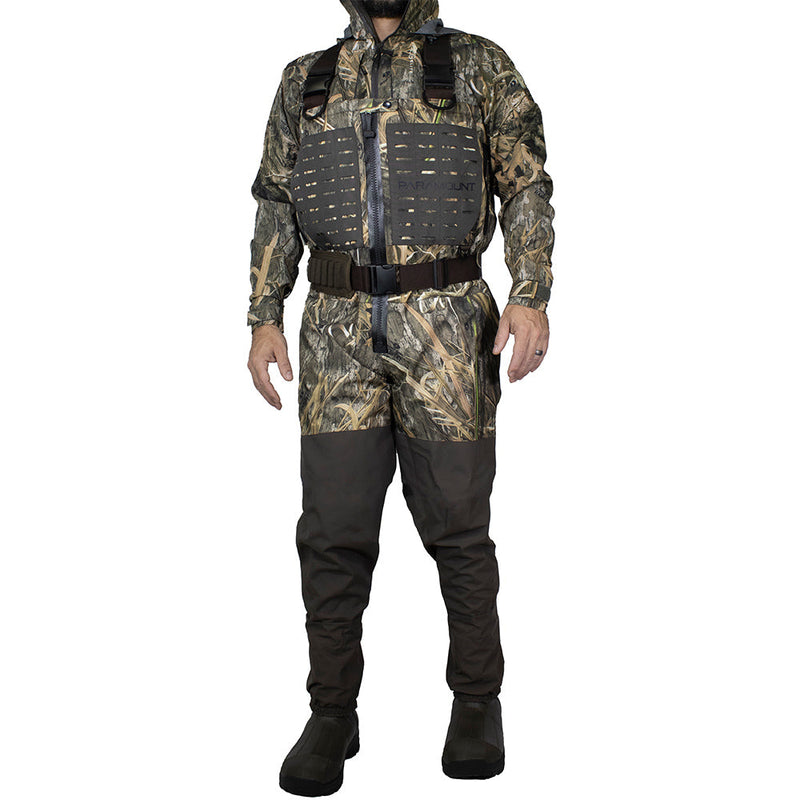Load image into Gallery viewer, PINNACLE Zippered Breathable Camo Wader 1200g
