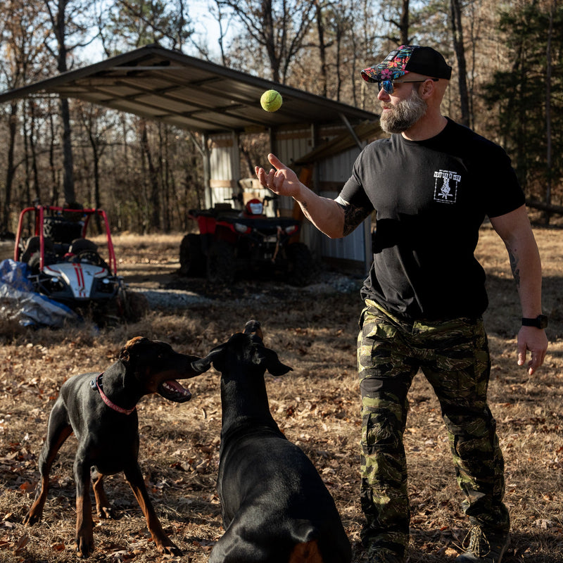 Load image into Gallery viewer, My Dog Thinks You're A Hoe Men's T-Shirt
