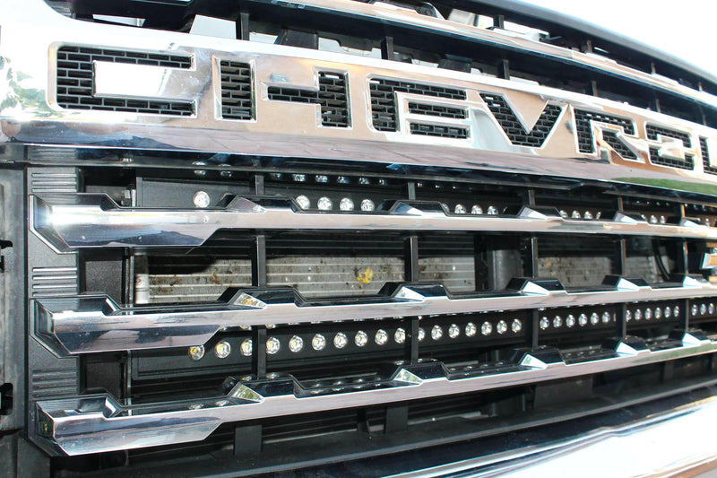 Load image into Gallery viewer, 2020+ Chevrolet Silverado 2500/3500HD Dual 40s Light Bars
