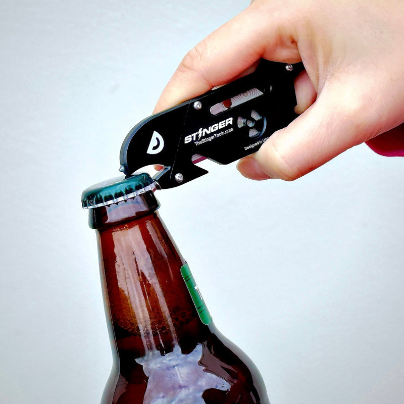 Load image into Gallery viewer, Stinger EDC Tool, Keychain Utility - Matte Black

