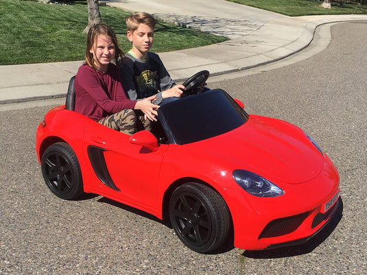 2 Seater Porsche Style Ride On Electric Car For Children To Adults