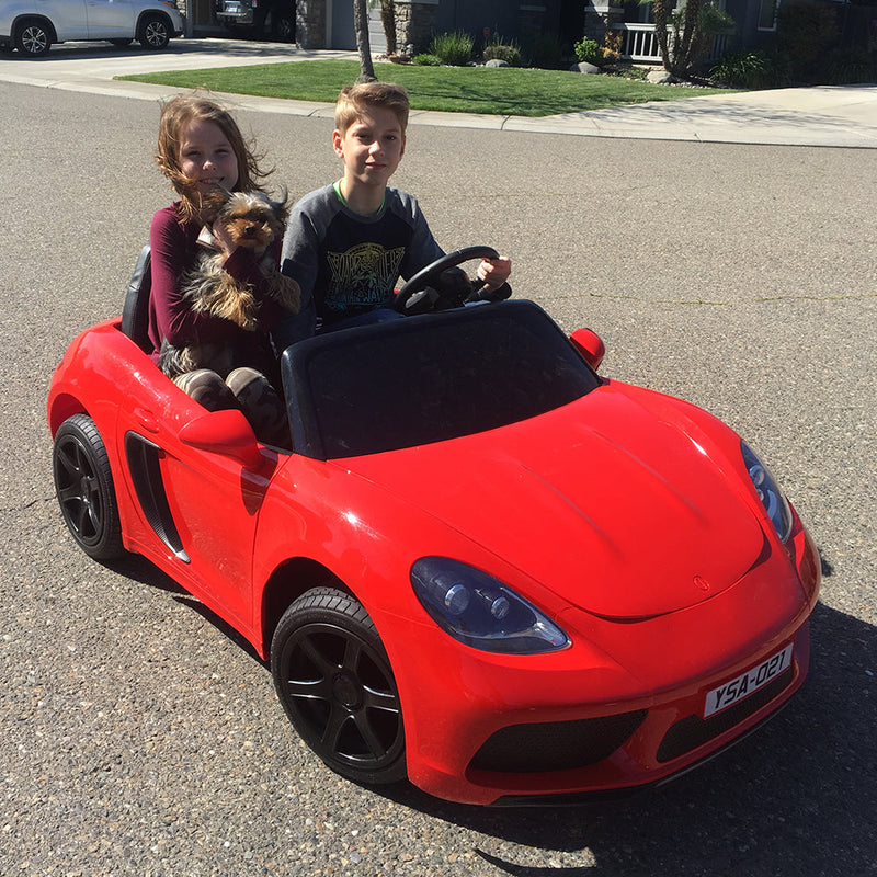 Load image into Gallery viewer, 2 Seater Porsche Style Ride On Electric Car For Children To Adults

