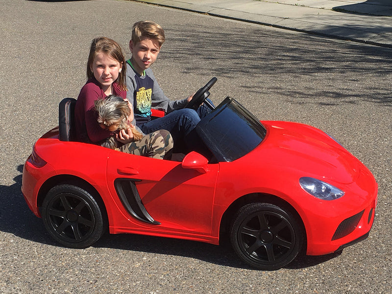 Load image into Gallery viewer, 2 Seater Porsche Style Ride On Electric Car For Children To Adults
