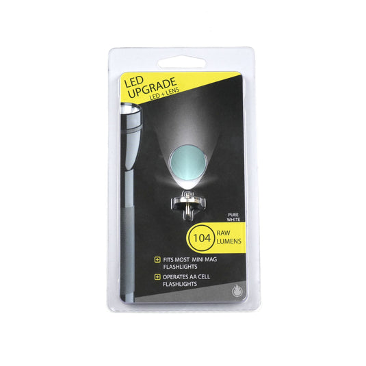 104 Lumen 2AA Maglight Mini Tactical LED Upgrade Conversion