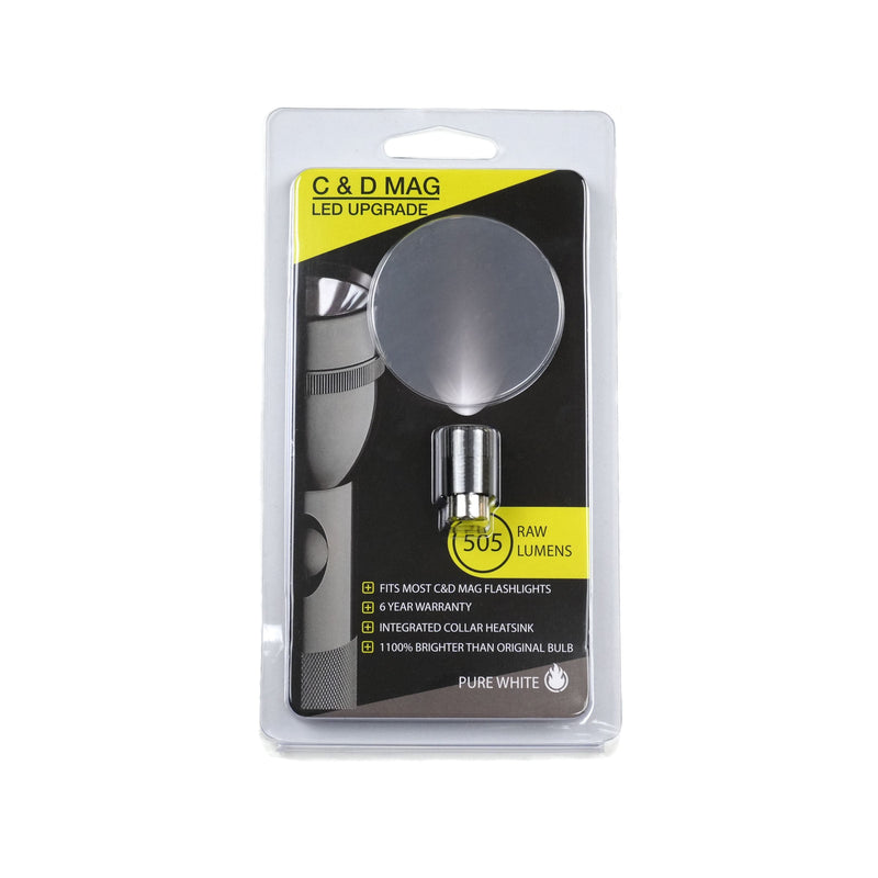 Load image into Gallery viewer, Brightest LED Upgrade Conversion Bulb for C &amp; D Model Maglite Tactical Strike Bezel and Glass Breaker- Litt Industries
