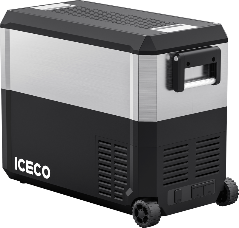Load image into Gallery viewer, JP50 Pro Dual Zone Wheeled Car Fridge With Cover | ICECO | 50 LT

