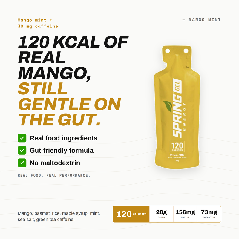 Load image into Gallery viewer, Mango Mint Energy Gel with 30 mg of Caffeine 120 Kcal
