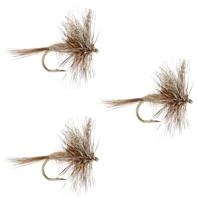 Load image into Gallery viewer, 3 Pack March Brown Classic Dry Fly - Hook Size 12

