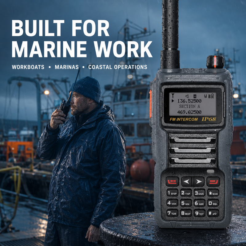 Load image into Gallery viewer, RUYAGE UV8D IP68 Waterproof 6 Band Walkie Talkie
