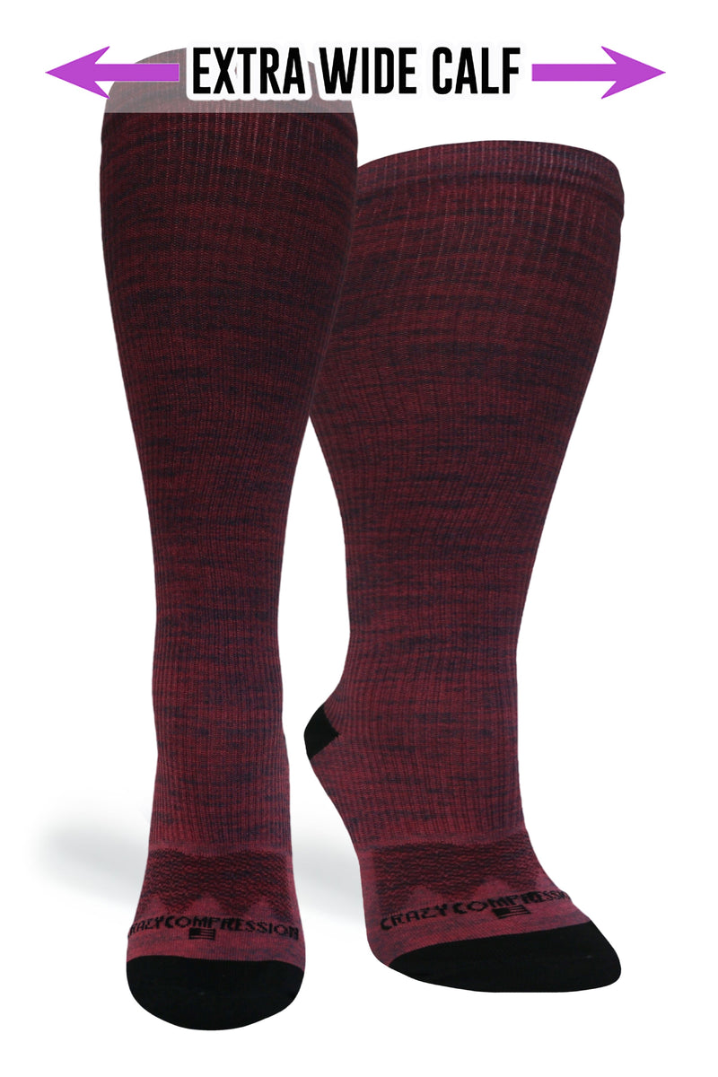 Load image into Gallery viewer, Maroon Heather - (Standard &amp; Extra Wide)
