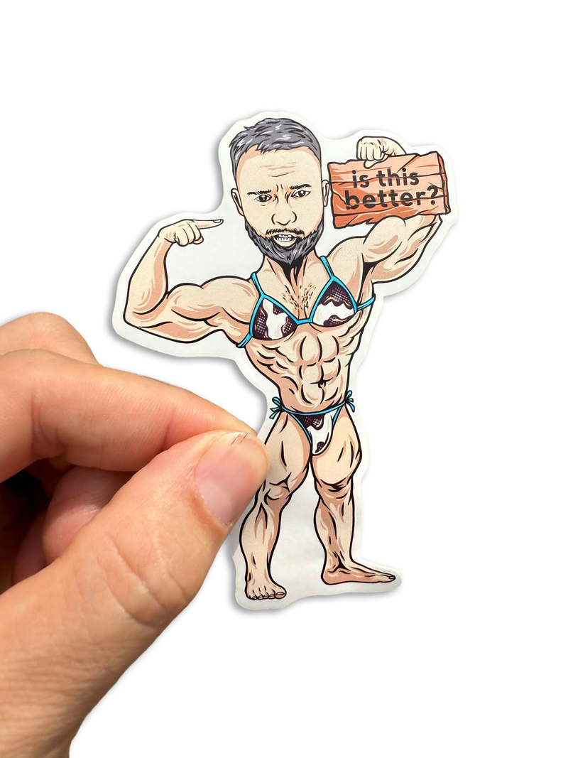 Load image into Gallery viewer, Bikini Matt Printed Sticker

