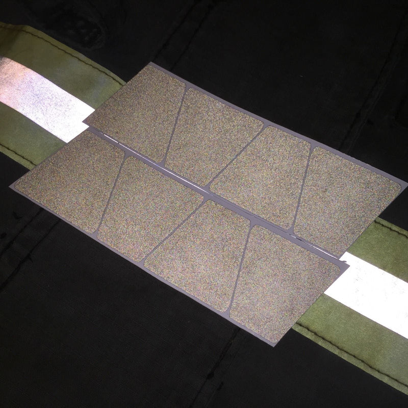 Load image into Gallery viewer, MATTE BLACK REFLECTIVE HELMET (TET) TETRAHEDRON 8 PACK
