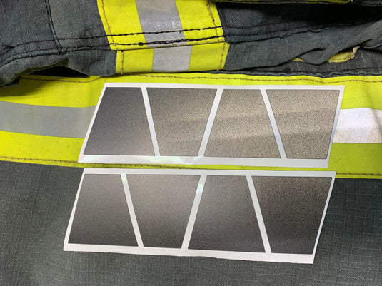 MATTE BLACK REFLECTIVE HELMET (TET) TETRAHEDRON 8 PACK