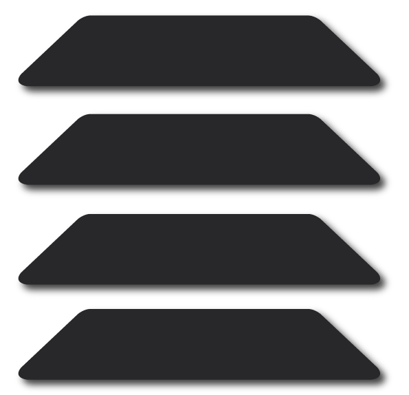 Load image into Gallery viewer, REFLECTIVE BULLARD WILDLAND HELMET STRIPS 4 PACK (MULTIPLE COLORS)
