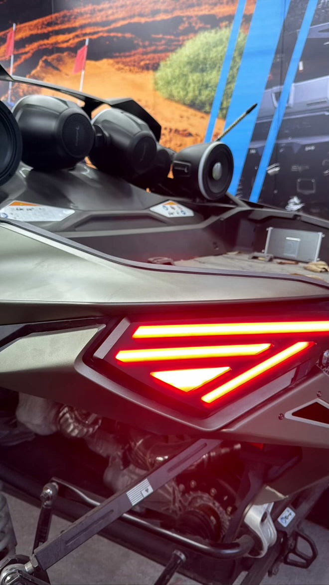 Load image into Gallery viewer, Marshin Whips Billet LED Tail Light Upgrade | Can-Am Maverick R (Mav R)
