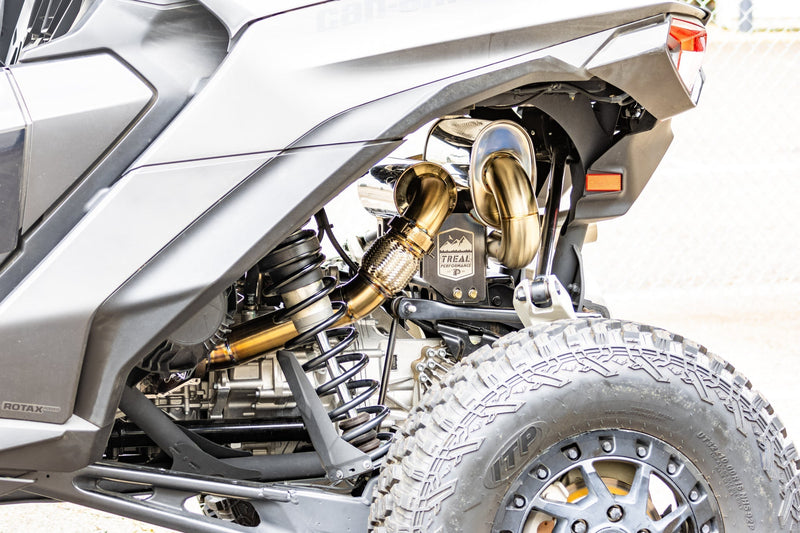 Load image into Gallery viewer, Treal Performance | 2024-2026 Can-Am Maverick R "The Patriot" Exhaust System
