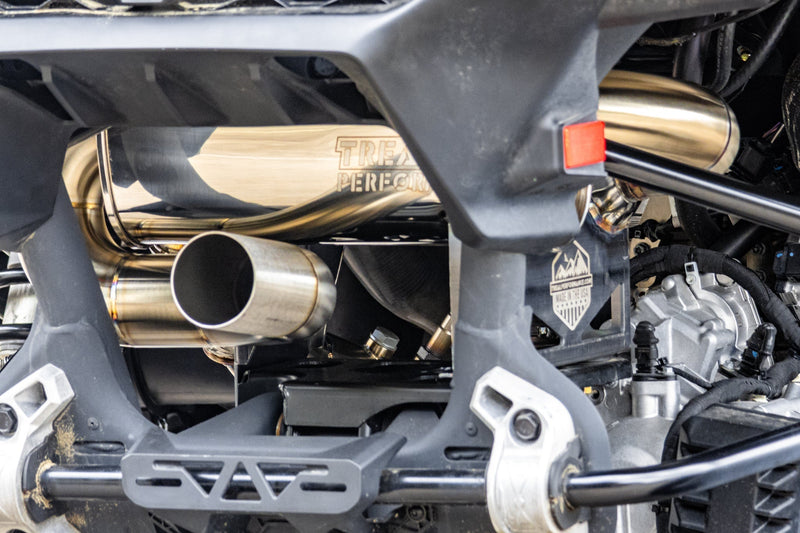 Load image into Gallery viewer, Treal Performance | 2024-2026 Can-Am Maverick R "The Patriot" Exhaust System

