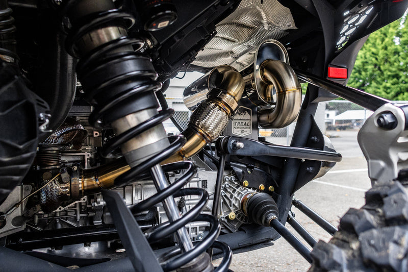 Load image into Gallery viewer, Treal Performance | 2024-2026 Can-Am Maverick R "The Patriot" Exhaust System
