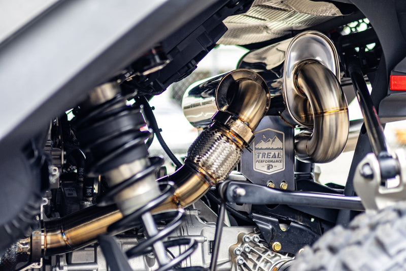 Load image into Gallery viewer, Treal Performance | 2024-2025 Can-Am Maverick R "The Patriot" Exhaust System
