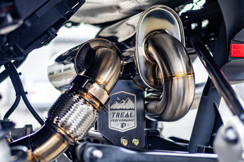 Load image into Gallery viewer, Treal Performance | 2024-2026 Can-Am Maverick R "The Patriot" Exhaust System
