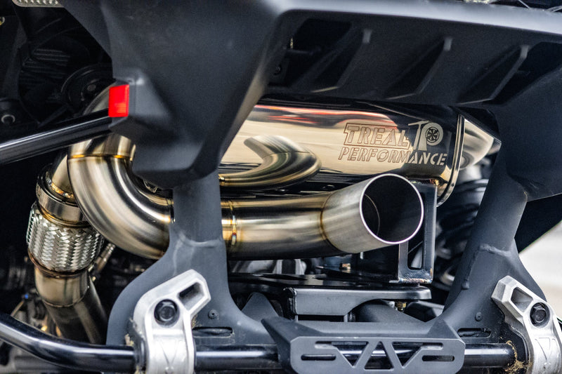 Load image into Gallery viewer, Treal Performance | 2024-2026 Can-Am Maverick R "The Patriot" Exhaust System
