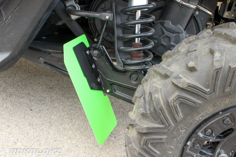 Load image into Gallery viewer, 72" CanAm Maverick X3 FT. Rokblokz Trailing arm Mud Flaps
