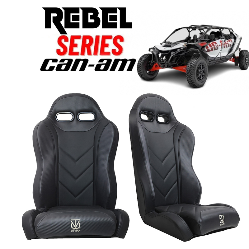 Load image into Gallery viewer, &quot;REBEL&quot; Series Pair of Front Suspension Bucket Seats Maverick R 2 or 4 Seater (2024-2025)

