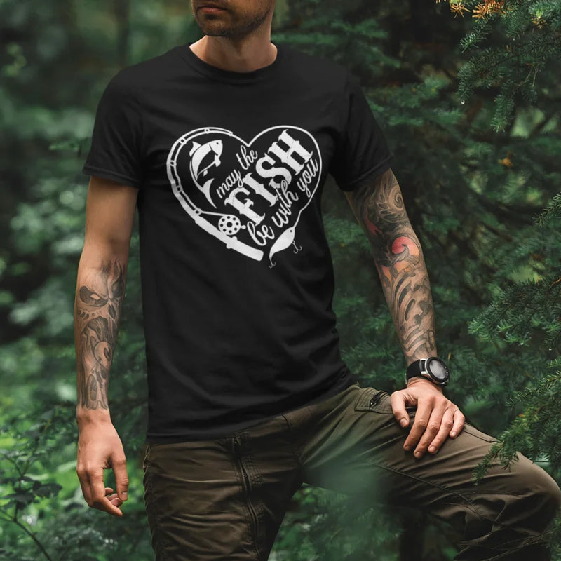 Load image into Gallery viewer, May The Fish Be With You Man T-Shirt
