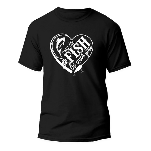 May The Fish Be With You Man T-Shirt