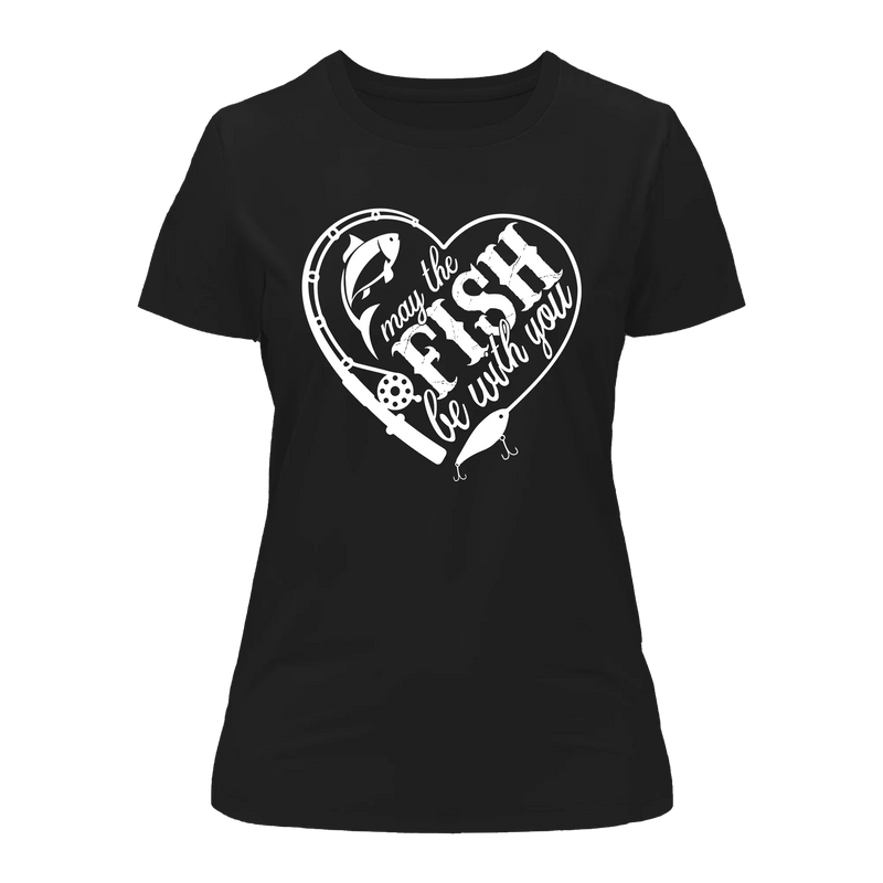 Load image into Gallery viewer, May The Fish Be With You T-Shirt for Women
