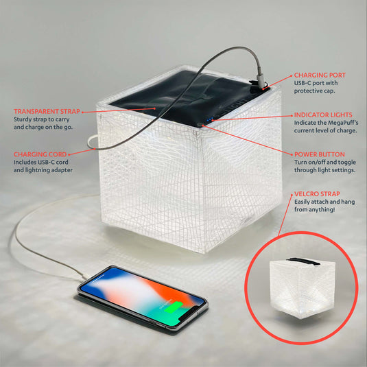MEGAPUFF™ Solar Lantern & Phone Charger - Power Bank