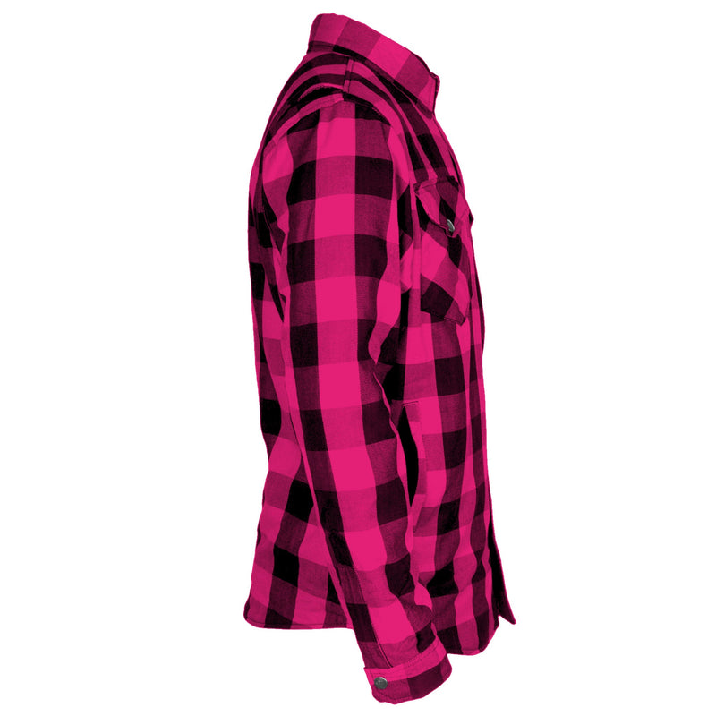 Load image into Gallery viewer, Protective Flannel Shirt - Pink Checkered

