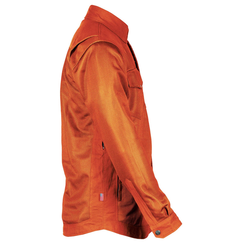 Load image into Gallery viewer, Protective Summer Mesh Shirt - Orange Solid
