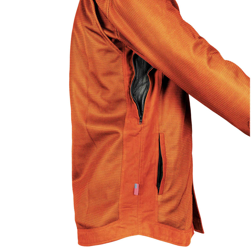 Load image into Gallery viewer, Protective Summer Mesh Shirt - Orange Solid
