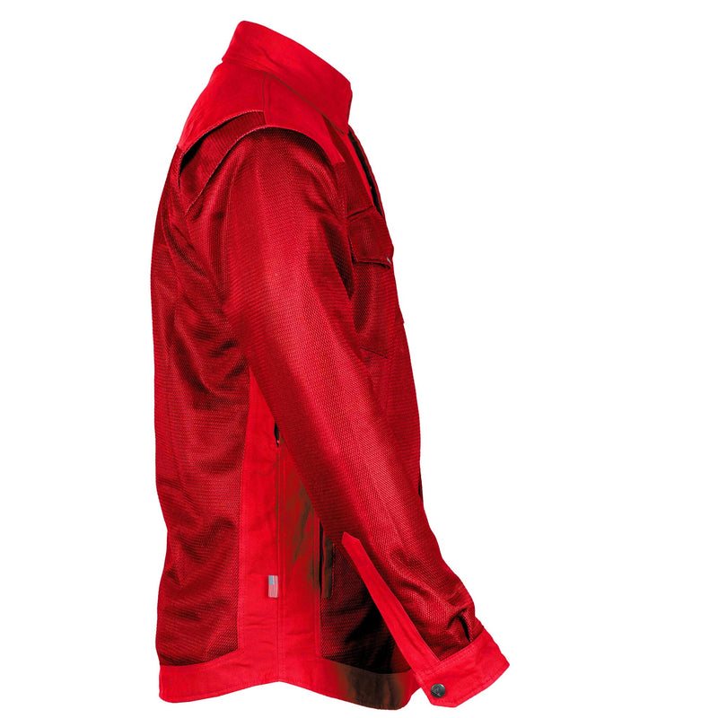 Load image into Gallery viewer, Protective Summer Mesh Shirt - Red Solid
