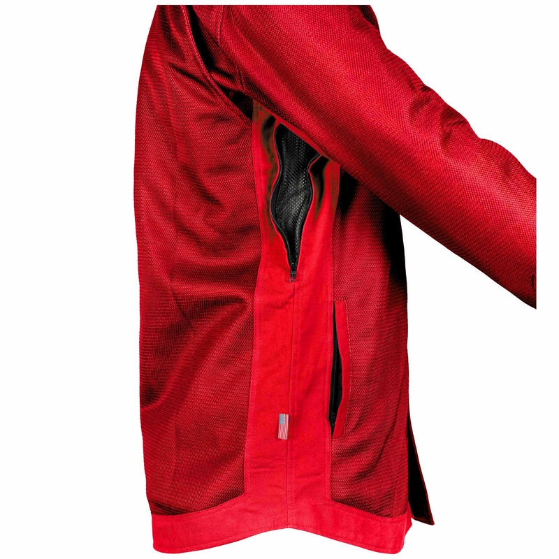 Load image into Gallery viewer, Protective Summer Mesh Shirt - Red Solid
