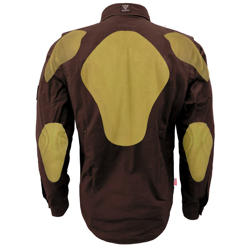 Load image into Gallery viewer, Protective Canvas Jacket for Men - Dark Brown
