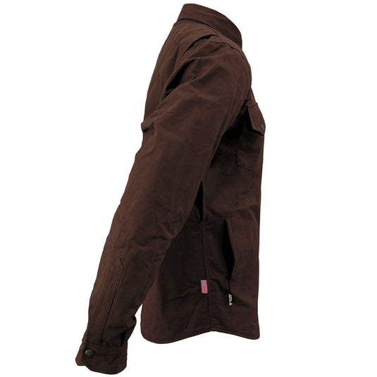 Protective Canvas Jacket for Men - Dark Brown