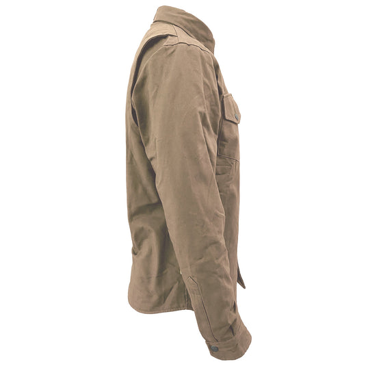 Protective Canvas Jacket for Men - Camel
