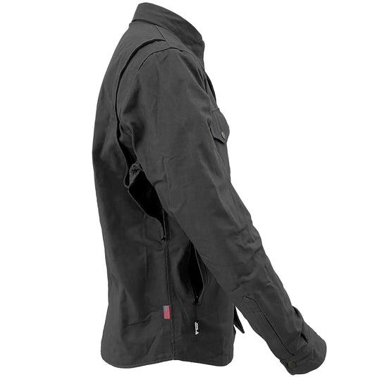 Protective Canvas Jacket for Men - Dark Grey
