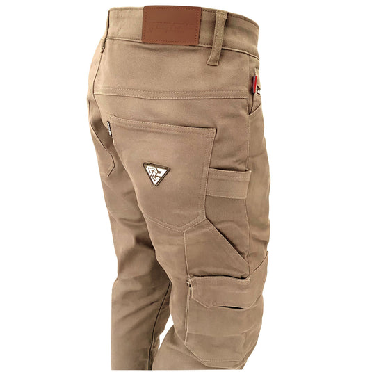 Cargo Pants Relaxed Fit - Khaki Solid