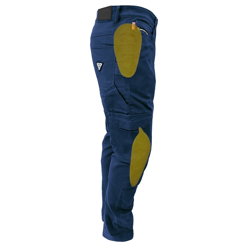 Load image into Gallery viewer, Cargo Pants Relaxed Fit - Navy Blue
