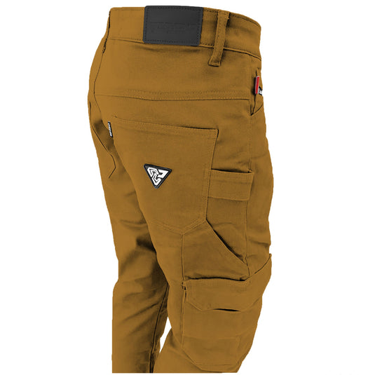Cargo Pants Relaxed Fit - Light Brown Solid