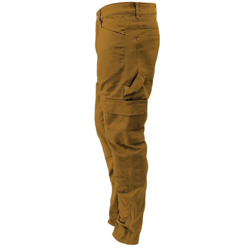 Load image into Gallery viewer, Cargo Pants Straight Fit - Light Brown Solid
