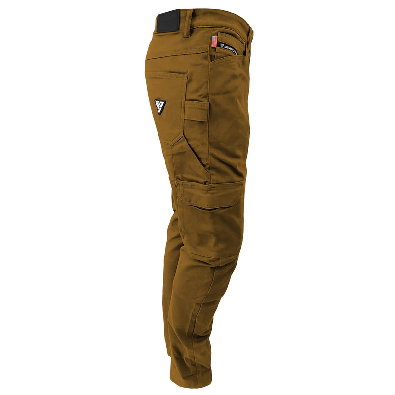 Load image into Gallery viewer, Cargo Pants Straight Fit - Light Brown Solid

