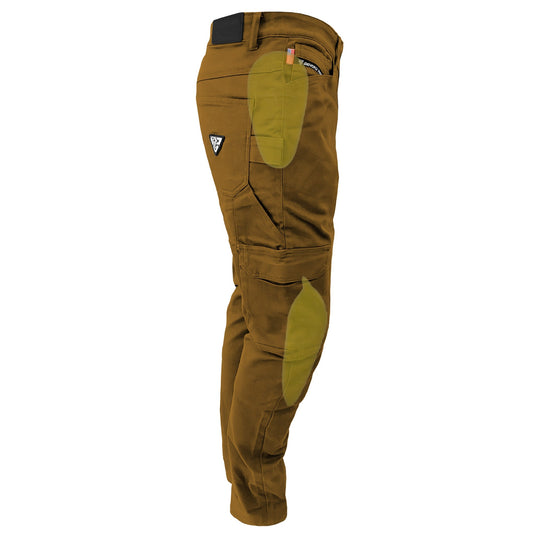 Cargo Pants Straight Fit - Light Brown Solid