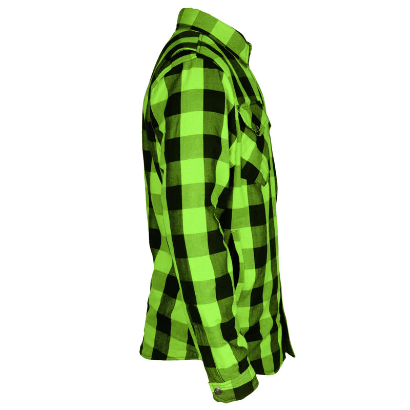 Load image into Gallery viewer, Protective Flannel Shirt - Green Checkered
